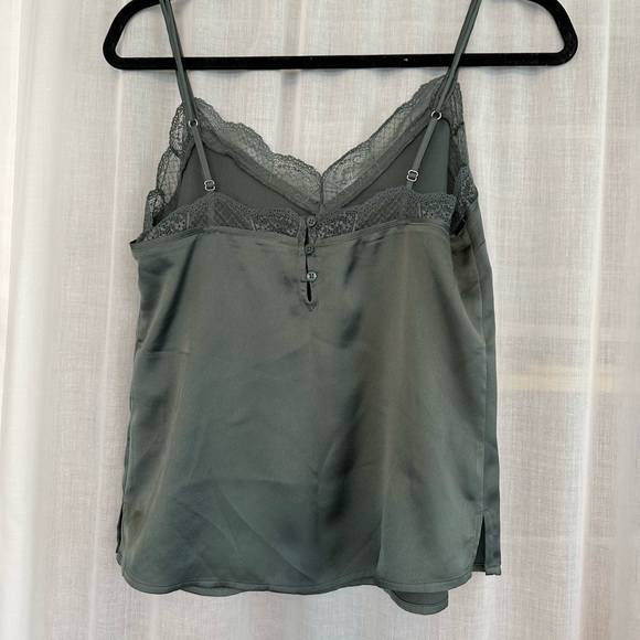 Abercombie & Fitch light sage green lace cami - Picture 4 of 4